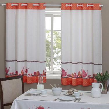 Imagem de Cortina Cozinha Doce Magia 2,00x1,40m Casa Alegre Casa D'oro - Sultan