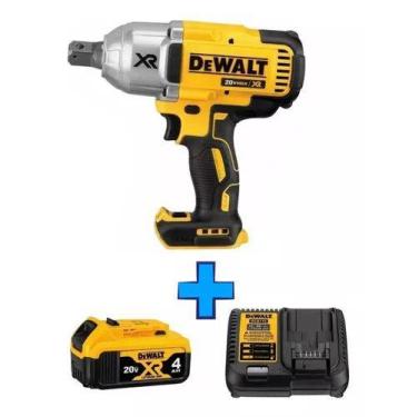 Imagem de Chave De Impacto Dewalt 3/4 A Bateria 20v 4ah Xr Max Dcf897