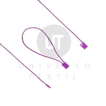 Imagem de Lacre de Autenticidade para Tag de Roupas com 1 Ponta Roxo 1.000 Peças