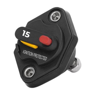 Imagem de Disjuntor de 15A 12-24v Reset Manual Barcos e Lanchas - Barco Novo