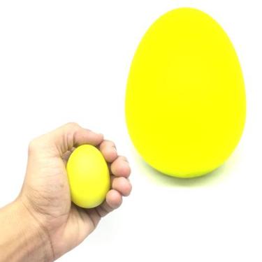 Imagem de Shaker ovo plastico chocalho AMARELO egg - MXP