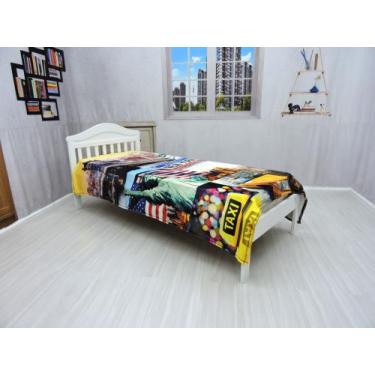 Imagem de Manta Cobertor Solteiro Ultrasoft Inverno New York Infantil - Fantasia