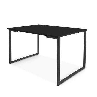 Imagem de Mesa de Jantar Steel Estilo Industrial Pés de Aço 120x80cm - Loja Doce