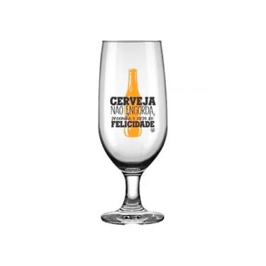 Imagem de Taça Cerveja Floripa 300ml Happy Beer 773231 - Allmix
