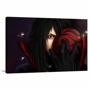 Imagem de Quadro decorativo Uchiha Madara - Naruto - Tela em Tecido - Wall Frame