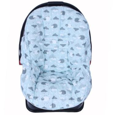Imagem de Capa Bebê Conforto Ovelhinha Azul - Giz de Cor