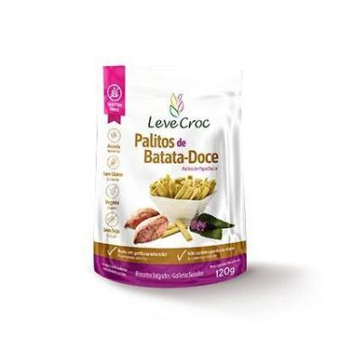 Imagem de Biscoito Palito Batata Doce Sem Glúten Leve Croc 120g