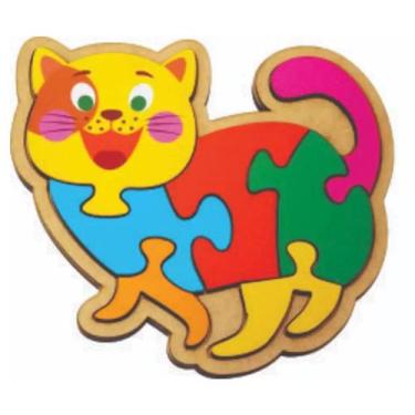 Imagem de Quebra cabeca gato 7 peças - BRINQUE E LEIA