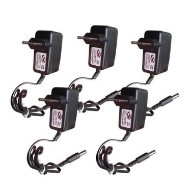 Imagem de Kit 5 fontes de alimentação chaveada 12v 1a ms - MENDONÇA PROD. ELETR.