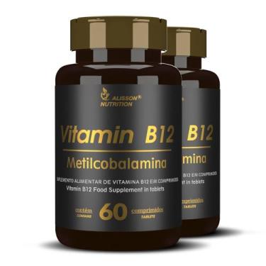 Imagem de Vitamin B12 Metilcobalamina Food Supplement in 60 tablets - Alisson Nu