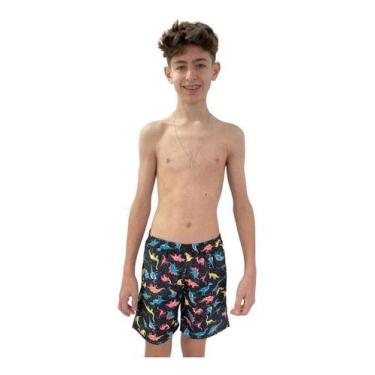 Imagem de Bermuda Short Tactel Infantil Juvenil Masculina Com Elastano - Jagar, 