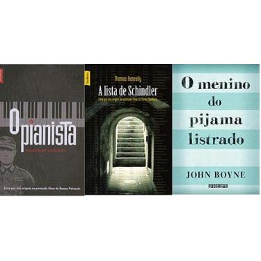 Imagem de KIT 3 LIVROS O PIANISTA + A lista de Schindler + O menino do pijama li