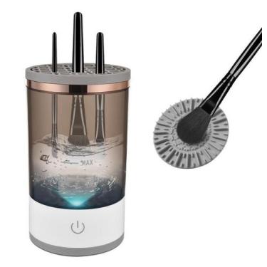 Imagem de Limpador de pinceis de maquiagem elétrico máquina automática - Limpado