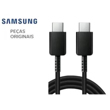 Imagem de Cabo Usb Tipo C Original Samsung Galaxy A70/A80/S21/NOTE 10 e 20 PRETO