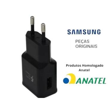 Imagem de Carregador 15w Samsung Galaxy a22/a23/a53/m22/a52/m62 Original , PRETO
