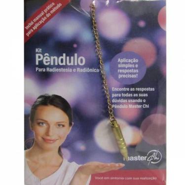 Imagem de Kit Pêndulo para Radiestesia e Radiônica com Manual  Pêndulo  Gráficos
