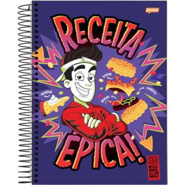 Imagem de Caderno Espiral Univ CD 10 matérias 160Fls Enaldinho Receita Épica - Jandaia