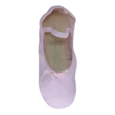 Imagem de Sapatilha Ballet Lona Rosa Infantil - Art Dança, 23, Rosa