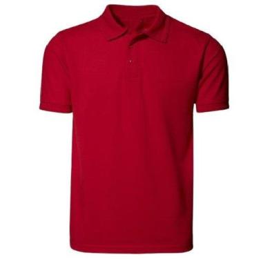 Imagem de Kit Fardamento 5 Camisas Masculina Gola Polo Piquet Poliéster - Genéri