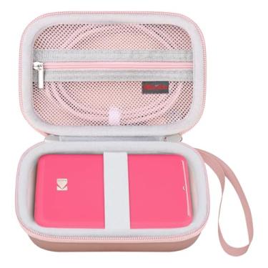 Imagem de Elonbo Estojo de transporte para impressora fotográfica KODAK Step Instant Smartphone, mini câmera digital colorida sem fio impressa, bolsa de viagem rígida, suporte de armazenamento para impressora