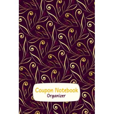 Imagem de Coupon Notebook Organizer: Coupon Code Record Journal and Notes Book for Keeping Track of Promo Codes, Discounts, Store Gift Cards, and Expiration Dates - Leaves Cover Design