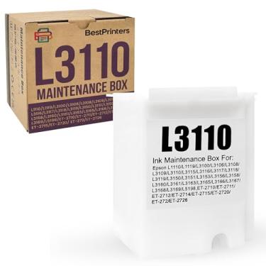 Imagem de Best Printers Caixa de manutenção L3110 almofada de tinta de substituição para EPSON ET-2720 ET-2803 ET-2800 ET-2711 ET-4700, L3110, L3210, L3150, L3250