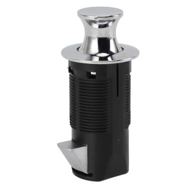 Imagem de Fechadura Com Botão de Pressão, Trava para RV Sem Chave, Botões de Gaveta, Níquel Pérola, Furo de Montagem de 2 Cm/0,79 pol., Trava Com Botão para Armários de Barco para (Cromo)