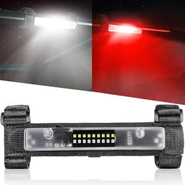 Imagem de UTV Dome Light, Lumimotor Universal Roll Bar Mount Interior Luz LED para UTV Polaris RZR Can Am Pioneer Talon Kawasaki Yamaha ATV Golf Cart Boat Off Road - Branco/Vermelho