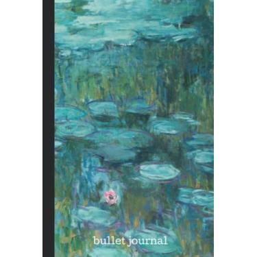 Imagem de Bullet Journal: Dotted grid year planner; Monet impressionist painting cover (104 pages, 6x9 inches)