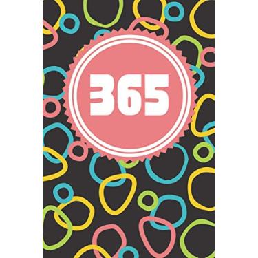 Imagem de 365 Day Journal - One Page A Day | Unlined | Undated | 6x9 Daily Dairy | Colorful Rings Pattern Cover: Daily Diary for 365 days of Journaling. Gift for Family and Friends