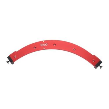 Imagem de Modelo de Roteador de Gabarito de Raio de Canto, Ferramenta Auxiliar de Corte de de Madeira de Liga de Alumínio para Gabinete, Modelo de R200 para Raio de Canto Interno e Externo