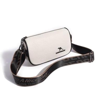 Imagem de Bolsa Feminina Sofisticada Pequena Tranversal Tiracolo Charmosa Passeio Shopping Tedencia Moderna Balada Festa Casamento Resistente Casual Fashion (Off-White)