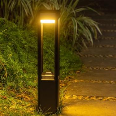 Imagem de Lâmpada de gramado ao ar livre contemporânea elétrica impermeável LED Villa Jardim Pátio Bairro Residencial Bairros Lâmpada de gramado (Estilo 16 H60CM elétrico 1PCS)