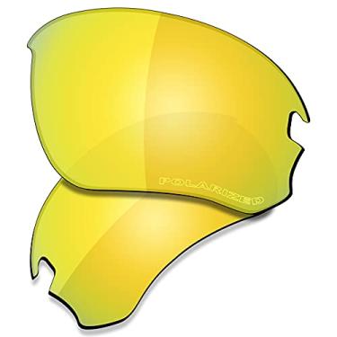 Imagem de SAUCER Lentes de reposição premium e protetores de nariz para óculos de sol Oakley Si Speed Jacket OO9228 de alta defesa - ouro 24K polarizado