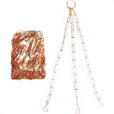 Imagem de Corrente Para Vaso Iguatemi 54 Gancho Bicromatizado 12 Pecas 101010