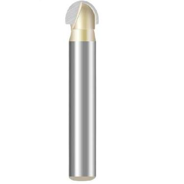 Imagem de FRESA MEIA ESFERA / PONTA U / MEIA CANA Haste 6mm Corte 1/4 - Strong