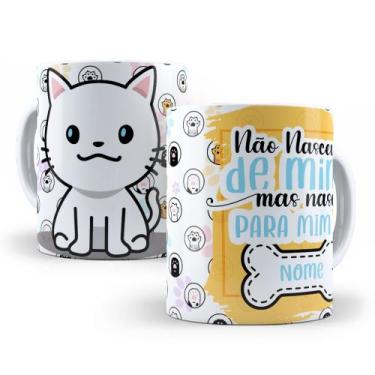 Imagem de Caneca de Cerâmica Personalizada 325ml Amor Pelos Animais - Mecolour