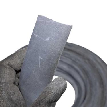 Imagem de Borracha Perfil Esponjoso Vedação 38x06mm Macio  1 Metro Borrachas Lon