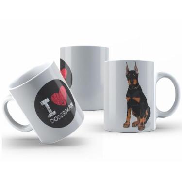 Imagem de Caneca Cerâmica Branca 325ml  Animais Estimação Pet - Mecolour