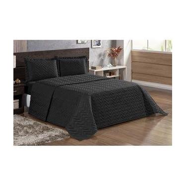 Imagem de Kit Colcha Cobre leito Roupa de Cama Casal Padrão 03 peças - Sophia En