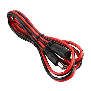 Imagem de Cabo de Potência Masculino a Feminino, 150cm Padrão DC5521 Cordão de Extensão Forte Portátil de Condutividade Elétrica útil para Laptop de Monitor LCD