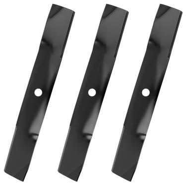 Imagem de CENHIEE Lâminas de cortador M143520 compatíveis com John Dee re 137.2 cm Deck, UC22010 Lâmina de elevação média compatível com John Dee re 137.2 cm Trator de gramado substitui Z445 Z425 Z435 LX280