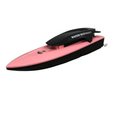 Imagem de Barco de Controle Remoto, Lancha Rápida, Rosa - Genérico