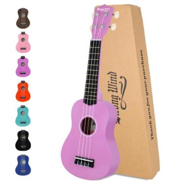 Imagem de Ukulele Soprano Strong Wind 21 Polegadas em Basswood - Ideal para Inic