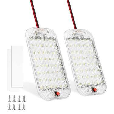 Imagem de Luz de cúpula MERTTURM 48LED 800LM 12V para interior de trailer (pacot