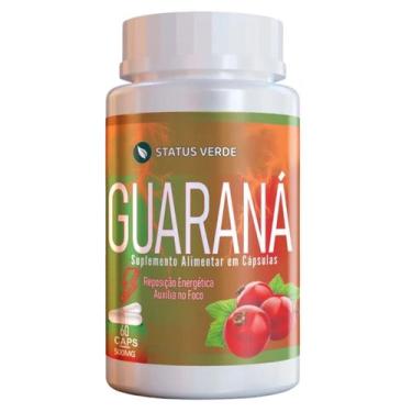 Imagem de Guaraná Puro 100% Natural 60 Cáps de 500mg - Status Verde, Original
