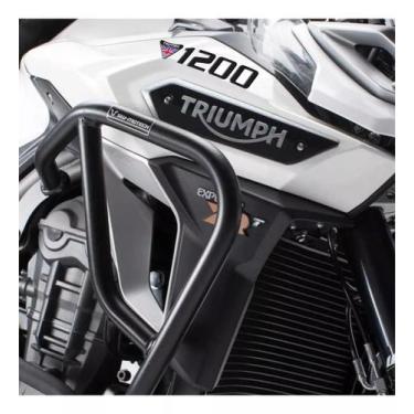 Imagem de it Par Adesivo Letreiro  Emblema Tiger 1200 Resinado Preto - Resitank