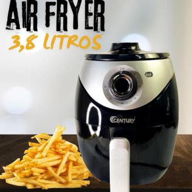 Imagem de Fritadeira Elétrica Air Fryer ar frai Preto 127V 3,8L sem oléo - CENTU