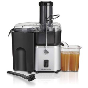 Imagem de Centrífuga de Frutas e Vegetais com 2 Velocidades, Motor de 700W, 110V, Hamilton Beach, Prata 67840