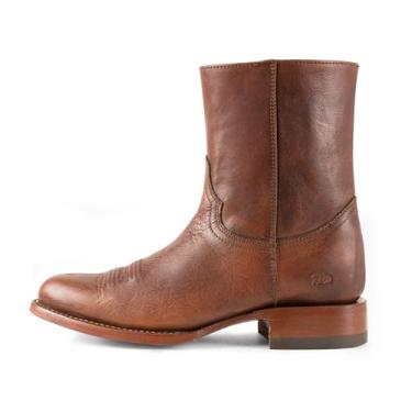 Imagem de 7L SIETE LEGUAS - Bota masculina de couro caubói com zíper com sola de couro estilo 11200, Paddock Whisky, 42